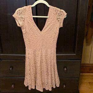 Pink Lace Dress